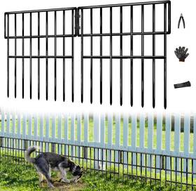 Nanyezh 445034529579 25 Panels Animal Barrier Fence 27 Ft L X 13 In H No Dig Garden Edging Border
