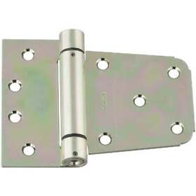 N342766 National 3-1/2 In. Zinc Heavy-duty Spring Gate Hinge Pack Of 3