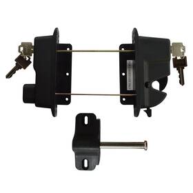 Nationwide Industries Kladv-p2-bk-ka-wea Keystone Black Nylon Polymer Key-lockable Latch 2 Sided Keyed Alike Kla