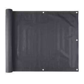 Naturae Decor 445033320399 34 Inch Privacy Balcony Screen In Dark Gray