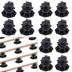 Nx140-12 Naxvio Deck Blocks 12 Pcs Support Pedestal Paver Adjustable Foundation B