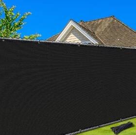 Nexcover Nps6-12b Privacy Fence 6ft X 12ft Heavy Duty Screen - Black