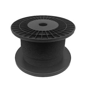 Nitoo 724725324110 316 Stainless Steel Black Wire Rope 1/8inch 3 Mm Forrailing Decking