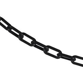 Nobrand 30003-25 Plastic Barrier Chain Black 1.5-inch Link 25-foot Length