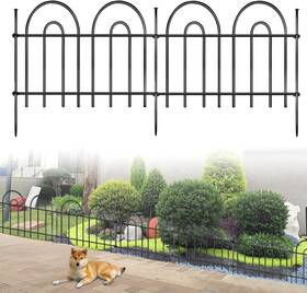 Nobrand 598940920002 45ft Animal Barrier Fence 32 Panels No Dig For Dogs Rabbit Rustproof Metal