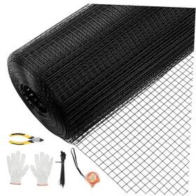 Noliven-jm72g Noliven 48 In X 100 Ft Hardware Cloth Heavy Duty Black Chicken Wire Fencing 1/2 Inch 19