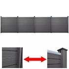 Nrx3953777139313rv Garden Fence Panels Pcs Wpc Gray Nrx3953777139313rv Garden Fence Panels Pcs Wpc Gray