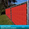 Ns0901-100-red Ifence View Ifenceview Red Uv Fence Privacy Screen Canopy Awning