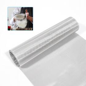 Nskongdodo 716837978947 304 Stainless Steel Woven Wire 120 Mesh Fine Screen For
