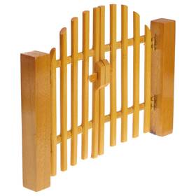 Nuobesty F5151370xrxtg Miniature Fence Wood Picket Gate Door Fairy Garden Orname