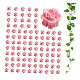 Nutsflow N046 50 Pack Plant Vine Wall Clips Decorative Flower For Climbing Plants
