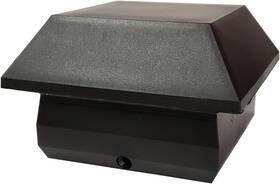 Spc25 Nuvo Iron 664723103006 Plastic Black Post 4 Inch X Cap
