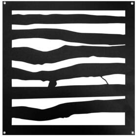 Acw7 Nuvo Iron 664723440422 Branch Black Decorative Insert For Fencing Gates Home Garden Square