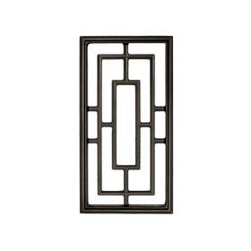 Nuvo Iron 664723441238 Decorative Insert For Fencing Gates Home Garden - Rectangular 9 Inch X 17 B