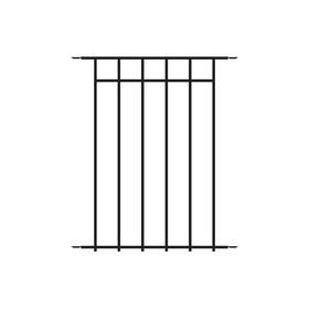Nuvo Iron 664723445908 Quick Fence Panel - 34-inch High X 29-inch Wide Coral Profile