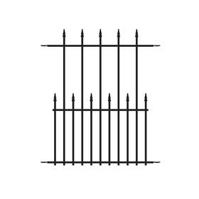Nuvo Iron 664723445946 Quick Fence Panel - 29-inch Wide X 34-inch High Tiger Eye Profile
