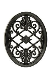 Nuvo Iron Decorative Insert For Fencing Gates Home Garden Oval 17inch