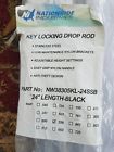 Nw38305kl-24ssb Gate Hardware Direct Stainless Steel Drop Rod Black 841294122067