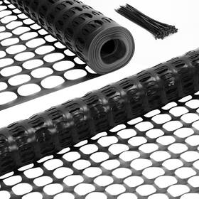 Ohuhu 445000978936 Plastic Garden Fence Safety 4ftx100ft/10.7lb Reusable Netting