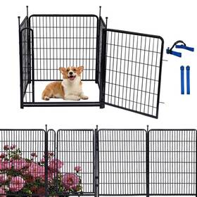 Okaygardn 726960985675 Garden Fencing 40 Inch High Dog Fence Outdoor For Yard 21 Wide Low Threshol