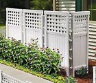 Opf370 Outdoor Privacy Fence Patio Screen Yard Enclosure Resin 611359418370