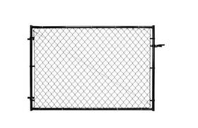 Otryad 748385637373 Outdoor Gate Kit Fit-right Adjustable Chain Link Black