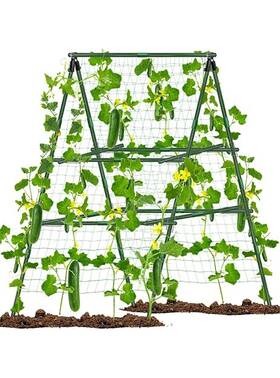 Ougewood Ouge-hgj-1 Cucumber Trellis 63 Inch X 32 For Raised Bed Outdoor Cucumb