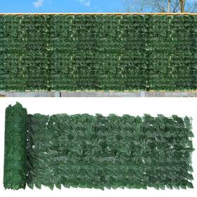 Oumilen Hd-140-wela 60-pieces Artificial Green Leaves Privacy Fence Screen Hedge Backdrop