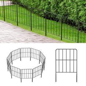 Ousheng Pl2109-a29 24ftft H Garden Fence 25 Panels Total 27ft L Rustproof Metal Wire Fencing