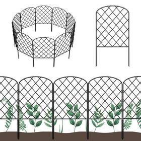 Ousheng Pl2109-a33-1 25 Pack Decorative Garden Fence Total 27ftl X 24inh Animal Barrier Border Ru