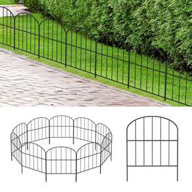 Ousheng Sx1537-b28 Small Decorative Garden Fence 29ft L X 16.5in H Fencing Rustproof M