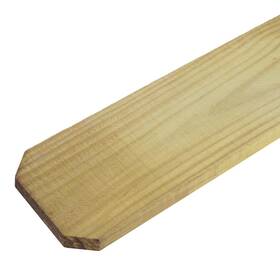 Outdoor Essentials 445052610624 5/8 Inch X 6 Ft. Dog Ear Brazilian Pine Fence Picket 10-pack Outdoor Essentials 445052610624 5/8 Inch X 6 Ft. Dog Ear Brazilian Pine Fence Picket 10-pack