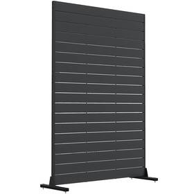 Outsunny Us84j-211v00bk0145 Hdpe Outdoor Privacy Screen Decorative Fence Black