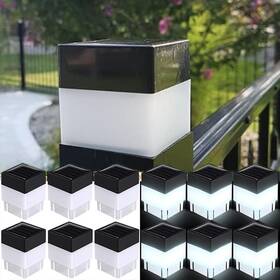 Ouyangl Sn-2019 Solar Led Fence Post Cap For Wrought Iron And Aluminum Or Garden Fence