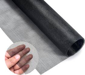 Oviseen 313034021072 Insect Mesh Fiberglass Window Screen 47 X 98 Inches Fly Adj