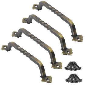 B0bxkt7ld2 Ovov 4 Pack Barn Door Pull Handle For Wooden Garden Gate Shed Cabinet