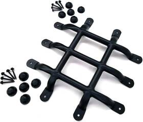 Owt 56660 Ornamental Gate Accent - Speak Easy Black Galvanized Steel 1 Per Pack