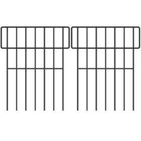 Oyezvary 313044830862 17 Inch Rustproof Metal Garden Fence Animal Barrier No-dig Kit 10 Pack 10.8
