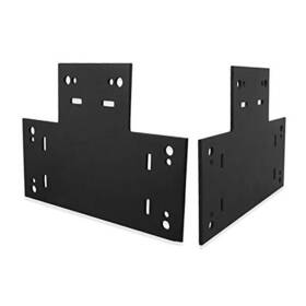 Ozco 56612 Building Products 6-inch T-tie Plate Connector 2 Per Pack Black
