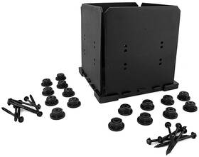 Ozco B07dfmfp11 Ironwood 10x10 Post Base Kit - Plate And 4 Decorative Plates