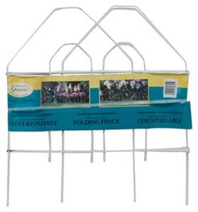 Panacea Products 89315 White Gothic-top Garden Fence 18- Inch X 8-ft. -89315