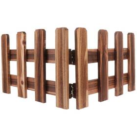 Parliky 136522sf01s3dzg4em Decorative Wood Garden Fence Border Carbonized Outdoor Fencing For Balco