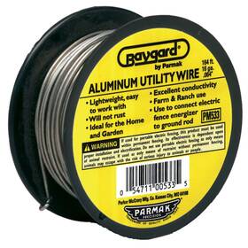 00533 Parmak 078433194979 Baygard Electric Fence 16 Gauge Aluminum Wire - 164 Feet