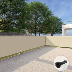P-ns0312tn Patio 3ft X 12ft Balcony Privacy Screen Apartment Railing Covers Fence Panels F