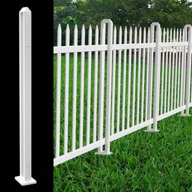 Patio Pppvcpt36in Vinyl Picket Fencing Post Kit 36 Inch High For Straight Pvc Decorative Fenc
