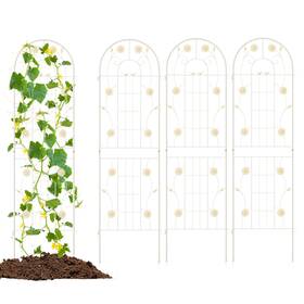 Patiojoy Hcst01270 4 Pack 71 Inch X 20 Decorative Outdoor Trellis For Climbing Plants Vegetables