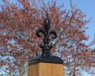 Pc-6x6-fdl3lg-bk Madison Iron And Wood Post Cap For Fence Large Style