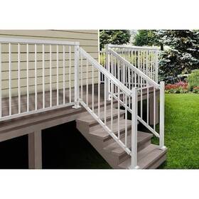 Peak Aluminum Railing 50260 6ft Wide Stair Picket Spacer Kit Gloss White