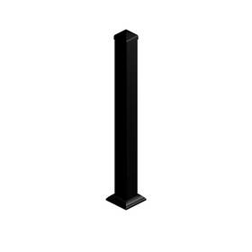 Pegatha 744110127744 3.5 Inch X 39 Black Fine Textured Aluminum Welded Post