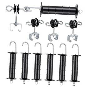 Spe-pelopy-0552 Pelopy Pcs Plastic Electric Fence Gate Handle T Post Insulators With Spring 9